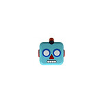 Mojipower Powerbank Robot 5200mAh Design Emoji Bleu