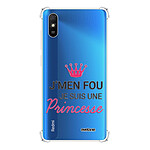 Evetane Coque Xiaomi Redmi 9A anti-choc souple angles renforcés transparente Motif Je suis une princesse