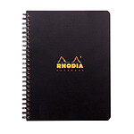 Rhodia Cahier à spirale 'Note Book', A5, ligné, noir