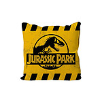 Jurassic Park - Oreiller Caution Yellow Logo Jurassic Park 40 x 40 cm