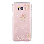 LaCoqueFrançaise Coque Samsung Galaxy S8 360 intégrale transparente Motif Fleurs Blanches Tendance