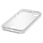 MOCCA Coque bi-matière dos rigide contour souple Apple iPhone SE, 5S, 5 Transparent