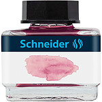 SCHNEIDER Flacon en verre 15 ml Encre liquide pour stylo plume Pastel Rose