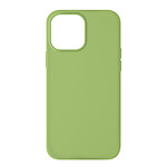 Avizar Coque iPhone 13 Pro Max Silicone Semi-rigide Finition Soft-touch vert tilleul