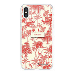LaCoqueFrançaise Coque iPhone Xs Max silicone transparente Motif Botanic Amour ultra resistant