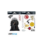 Game Of Thrones - 2 planches Stickers Stark Sigils 16x11cm