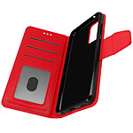 Avizar Housse Galaxy A52 et A52s Étui Folio Portefeuille Fonction Support rouge