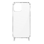 Avizar Coque iPhone 13 Mini Anneau personnalisable avec bijou/Chaîne - Transparent