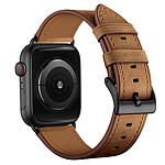 Avizar Bracelet pour Apple Watch 41mm et 40mm et 38 mm Cuir véritable  Marron clair