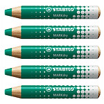 STABILO Crayon marqueur MARKdry - vert x 5