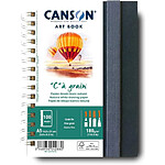 CANSON Carnet Croquis ART BOOK 'C' à Grain 180g A5 Blanc 50 Feuilles