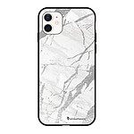 LaCoqueFrançaise Coque iPhone 12 Mini Silicone Liquide Douce Marbre gris