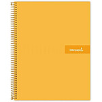 LIDERPAPEL Cahier spirale Crafty couverture contrecollée A5 240p 90g microperforé - Orange