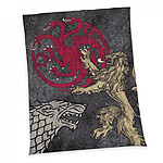 Game Of Thrones - Couverture polaire Logos Game Of Thrones 150 x 200 cm
