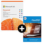 Pack Microsoft 365 Personnel + FlexiPDF Home & Business - Licence 1 an - 1 utilisateur - A télécharger