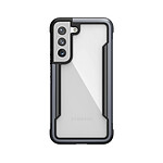 Raptic Coque pour Samsung Galaxy S22 Shield Pro Noir transparent