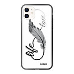 Evetane Coque iPhone 12 Mini Coque Soft Touch Glossy Love Life Design