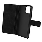 Avizar Étui pour iPhone 14 Folio Portefeuille Support Vidéo Effet Mat Soft Touch  noir