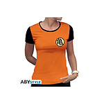 DRAGON BALL - T-Shirt Kame Symbol femme MC orange - premium - Taille XS