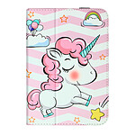 Avizar Étui Tablette 10 pouces Fonction Support Fermeture Élastique Motif licorne