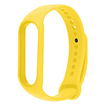 Avizar Bracelet pour Xiaomi Mi Band 5 / 6 / 7 Silicone Soft Touch Waterproof Jaune