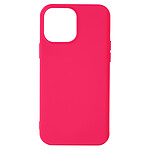 Avizar Coque pour iPhone 13 Pro Max Silicone Semi-rigide Finition Soft-touch Fine Rose fuschia