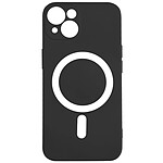 Avizar Coque MagSafe pour iPhone 13 Soft Touch Finition Mate Bords Surélevés  noir