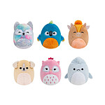 Squishville - Pack 6 Mini peluches Squishmallows Honour Squad 5 cm