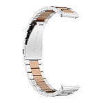 Avizar Bracelet pour Huawei Watch GT Runner / Watch GT 3 46mm Maille Argent / Rose Gold