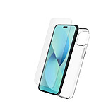 Myway Starter Pack Coque souple + Verre trempé pour iPhone 14 Pro Max Transparent