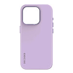 Decoded Coque MagSafe pour iPhone 15 Pro Silicone Mat Doux Lavande