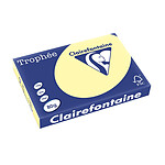 Clairefontaine Ramette 500 Feuilles Papier 80g A3 420x297 mm Certifié FSC couleur canari x5