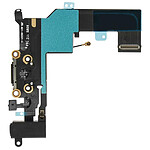 Avizar Nappe Prise de Charge iPhone SE - Connectique Lightning + Jack 3.5mm Noir
