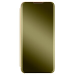 Avizar Étui Clear View Samsung Galaxy A22, M32 et M22 Design Miroir Support Vidéo doré