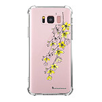 LaCoqueFrançaise Coque Samsung Galaxy S8 Plus Silicone antichocs Solides coins renforcés  transparente Motif Fleurs Cerisiers