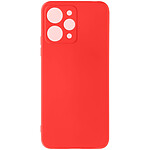 Avizar Coque pour Xiaomi Redmi 12 Silicone Semi-rigide Soft Touch  Rouge