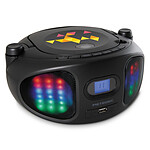 Metronic 477134 - Lecteur CD Lumi MP3 avec port USB, FM, effets LED