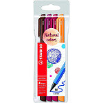 Stabilo Pochette 4 stylos-feutres pointMax Edition Nature - nuances VOLCAN