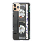 Evetane Coque iPhone 11 Pro Max 360 intégrale transparente Motif Cassette Tendance