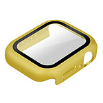 Avizar Coque Apple Watch Serie 7 (45mm) Rigide Ultra-fine Vitre de Protection jaune