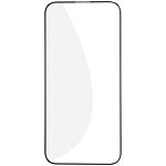 Avizar Verre Trempé pour iPhone 14 Pro Max Bord Biseauté 5D Surface Full Glue + Applicateur Noir