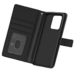 Avizar Housse Xiaomi Redmi Note 10 5G et Poco M3 Pro Porte-carte Support Vidéo Noir
