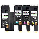 CX17 C1700 - 4 Cartouches Toner d'encre Compatible avec Epson Aculaser - 1 Pack