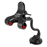 LinQ Support Voiture Fixation Ventouse Ajustable Rotatif 360° Bras Flexible  Noir