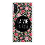 Evetane Coque Samsung Galaxy Note 10 Plus 360 intégrale transparente Motif La Vie en Rose Tendance
