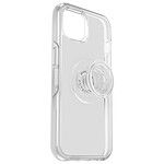 OtterBox Coque pour iPhone 13 avec Poignée PopGrip Otter+ Pop Symmetry Transparent