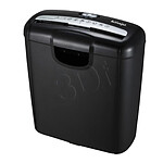 ACTIVE JET Destructeur de Document Norme P-2 Bande 5,8mm Cap 6 Feuilles 10 Litres Noir