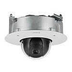 Hanwha - Caméra de surveillance Dôme réseau PTRZ à montage encastré 5MP XND-8081FZ