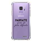 Evetane Coque Samsung Galaxy S9 anti-choc souple angles renforcés transparente Motif Parfaite Avec De Jolis Défauts