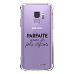 Evetane Coque Samsung Galaxy S9 anti-choc souple angles renforcés transparente Motif Parfaite Avec De Jolis Défauts